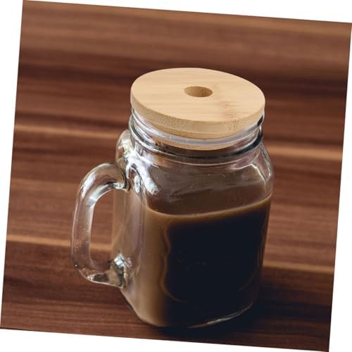 STOBAZA 6pcs Wooden Lids for Mason Jars