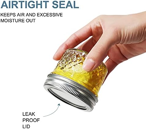 40-Piece 4oz Clear Glass Mason Jars