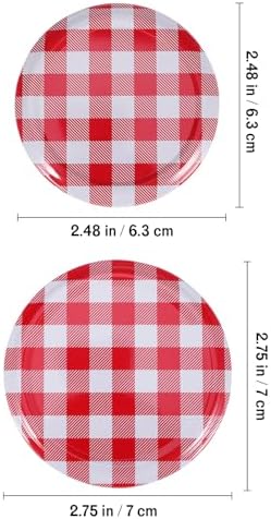 Hemoton 12-Pack Mason Jar Lids
