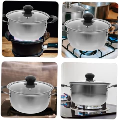 Stainless Steel Double-Handle Stock Pot