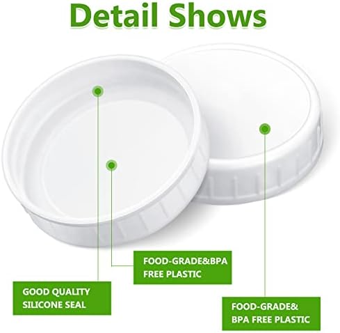 Perfect Mason Jar Lid - Easy Open Leak-Resistant Durable