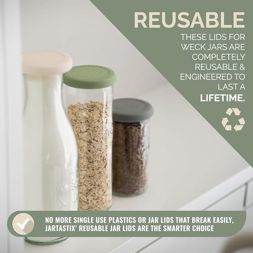 Reusable Silicone Lids for WECK Jars 738739740741742743744745776748974