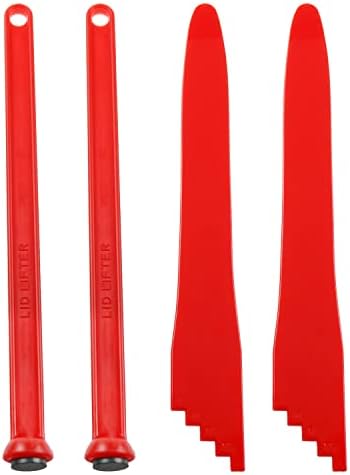 ZZHXSM2pcs Canning Bubble Popper 2pcs Magnetic Lid Lifter Easy Canning Tools Red