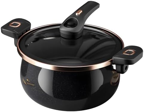 HC Nontouch Nonstick Ceramic Stockpot Black