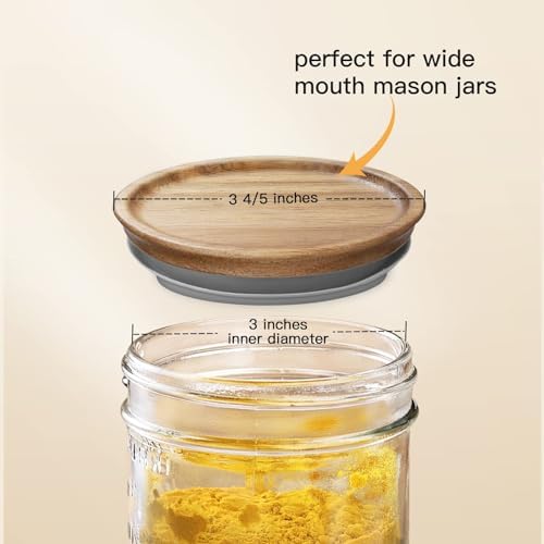 Reusable Storage Lids for Mason Jars Silicone seal Airtight