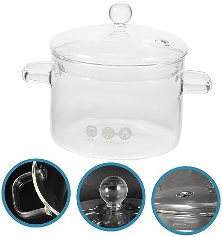 High Borosilicate Glass Stockpot Perfect for Korean Ramen