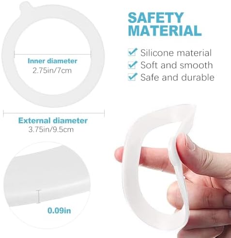 12 Piece Silicone Jar Gaskets Set