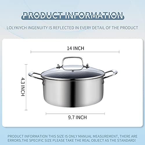 Tri-Ply Hybrid Stockpot Non-Stick Oven and Dishwasher Safe