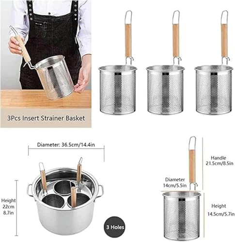 Sturdy Stainless Steel Pasta Cooker Set
