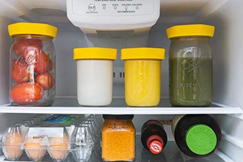 Perfect for Everyday Use - Easy Open Silicone Mason Jar Lids