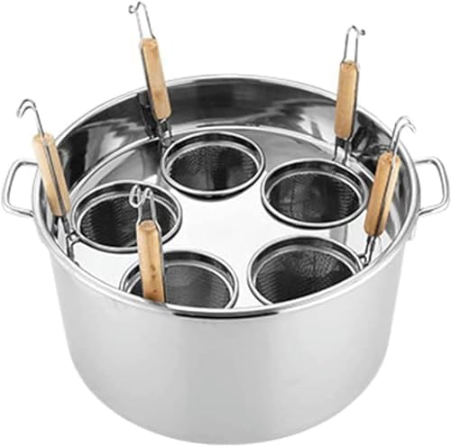 Premium stainless steel pasta cooker with steaming capacity