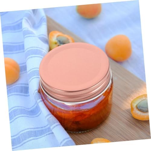 24-Piece Rose Canning Lid Set for Mason Jars
