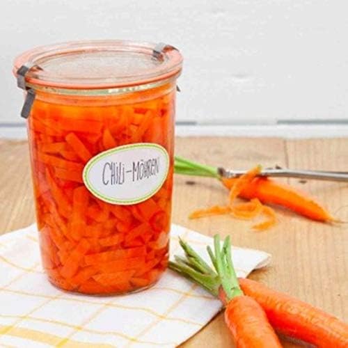 Weck Canning Jars 34 Liters Eco-Friendly Heat-Resistant