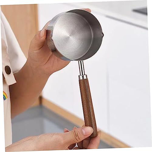 Sturdy Stainless Steel Saucepan with Handle for Kitchen Use