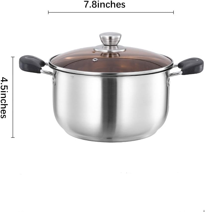 3 Quart Stainless Steel Stock Pot