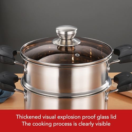POCREATION Double-Layer Stock Pot