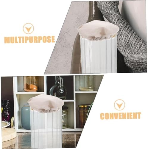 Reusable Airtight Jar Lisp - Soft Cloth Bottle Cover for Home Kitchen