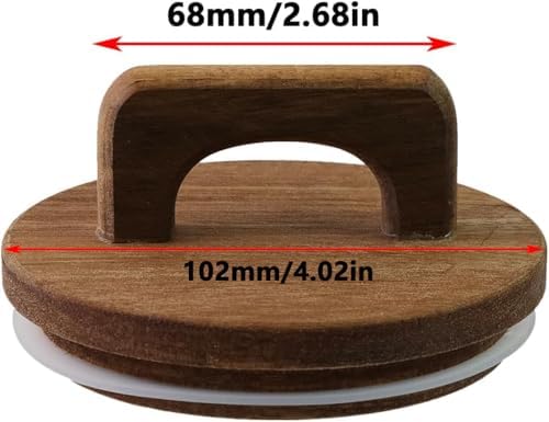 Antrader 4-Piece Wooden Storage Lids