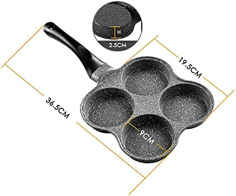 Buecmue Rustless Non-Stick Frying Pan for Home Cooking