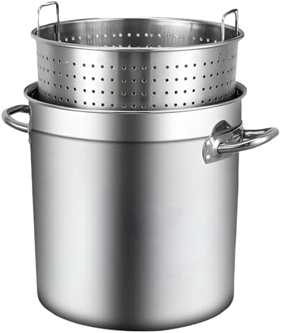AIZYR Stock Pot Turkey Fryer with Basket 35cm