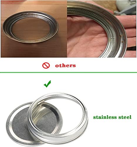 Wide mouth Canning Lids Rings