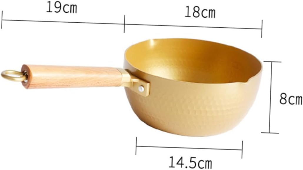 PRETYZOOM Ergonomic Handle Non-Stick Saucepan for Easy Pouring and Cleaning