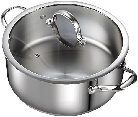 7-Quart Dutch Oven 3-Quart Saucepan with Lid