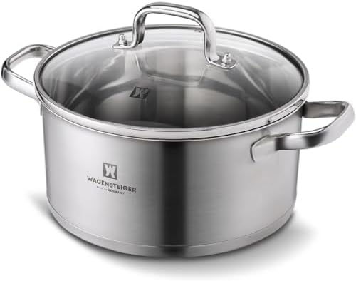 Versatile Stock Pot with Tempered Glass Lid