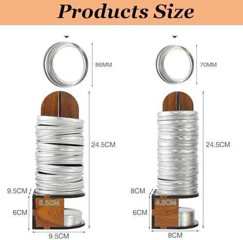 Effortlessly Organized Mason Jar Lids Stylish Functional Storage Solution