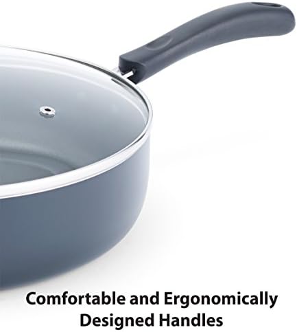 Effortless Cooking with T-Fal 5 Quart Cooking Pan with Glass Lid
