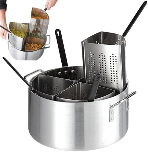 Versatile 5-Piece Multipot Set for Pasta Vegetables