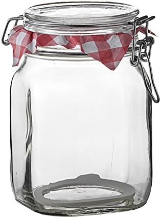 Bormioli Rocco Fido Clear Jar 33-34-Ounce