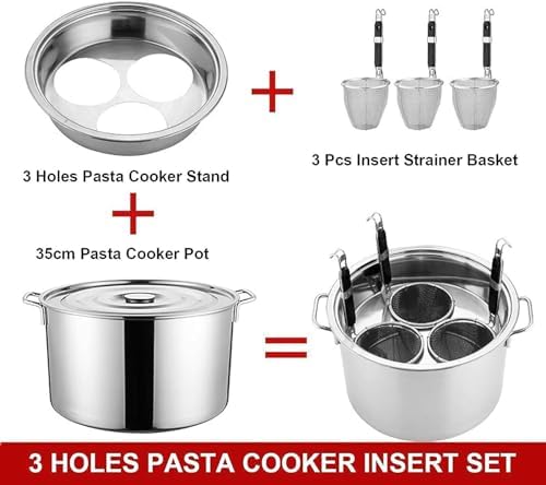 Safe Durable Multi-functional Stainless Steel pasta pot set