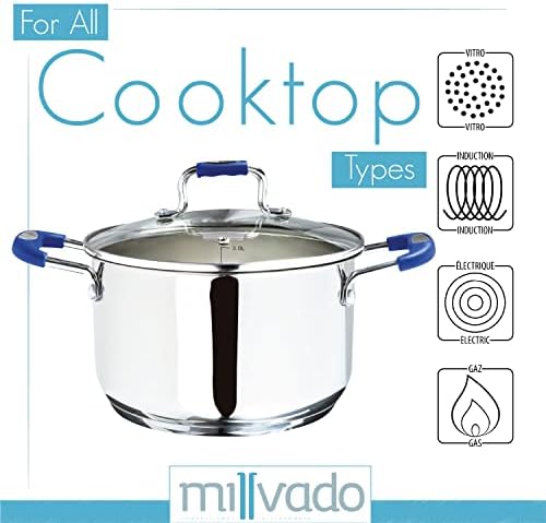 Sturdy 4-Quart Stainless Steel Cookpot