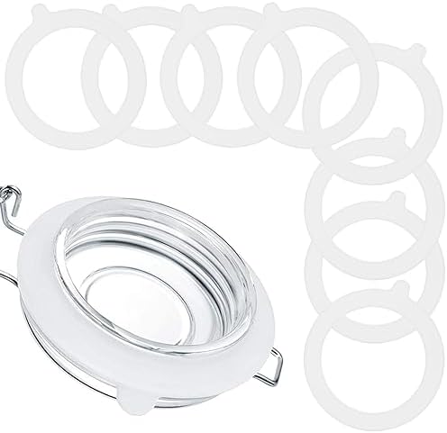 ZukoCert 8-Piece Silicone Jar Gasket Set