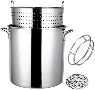 5-Piece Stainless Steel Provench Stockpot Set for Outdoor Cooking
