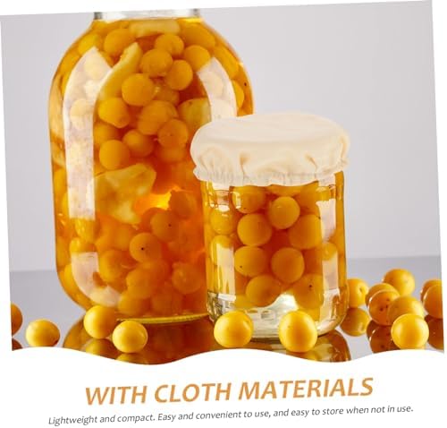 Sourdough Bread Starter Jar Cloth Covers 4 Pack