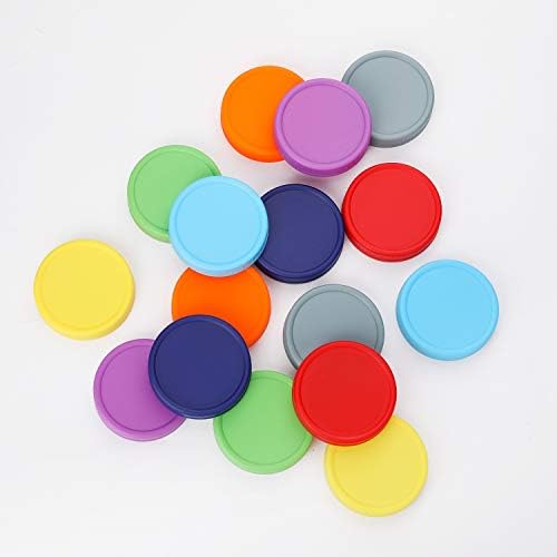 24-Pack Colorful Mason Jar Lids AOZITA