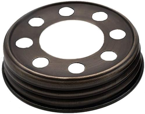 Oil Rubbed Bronze Mason Jar Lids for Wide-Mouth Canning Jars