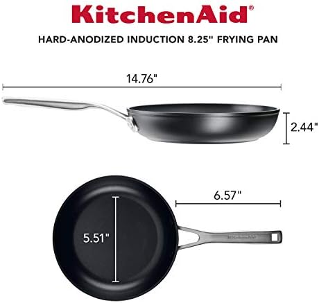 Effortless Cooking KitchenAid 825-inch Skillet Matte Black