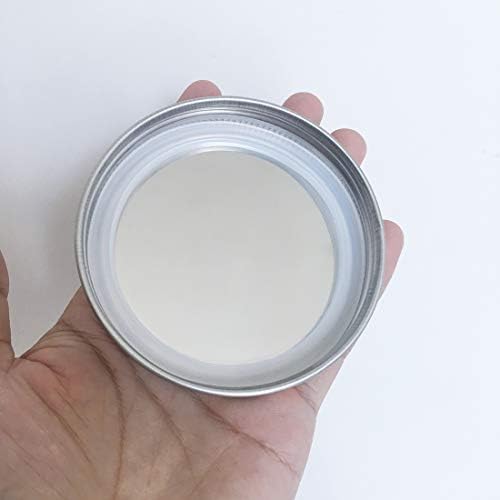 Secure Essential stainless steel lids for Mason jars Pack of 12