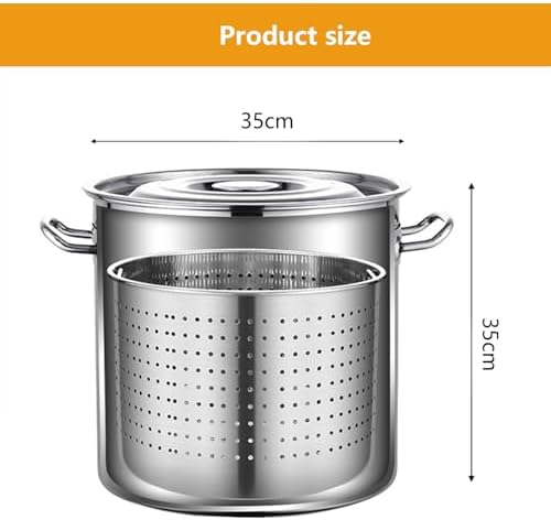 AIZYR Stock Pot Turkey Fryer with Basket 35cm