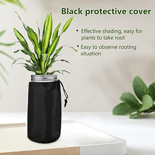 Emsiok 12-Piece Hydroponic Lids Set with Blackout Sleeves