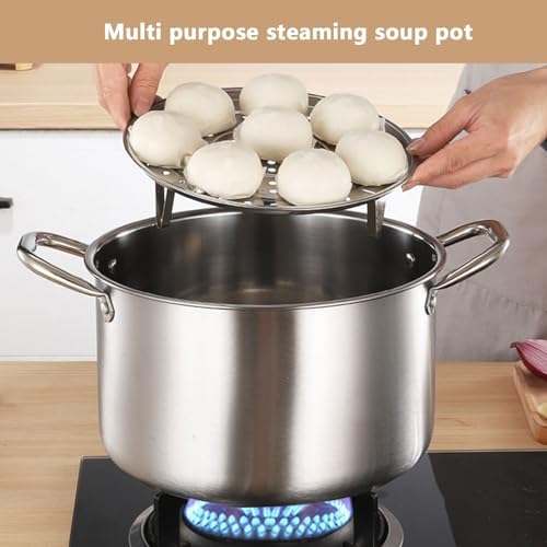 Stainless Steel Stock Pot 11L with Tempered Glass Lid