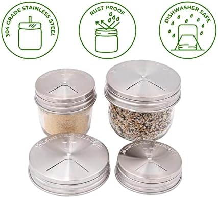Adjustable Mason Jar lids by Mason Jar Lifestyle