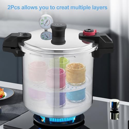 2Pcs Pressure Canner Rack Premium Stainless Steel Canning Racks for Pressure Cooker
