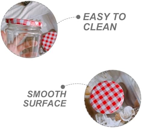 Luxshiny 40pcs Mason Jar Lids Perfect for Canning Sealing Storage