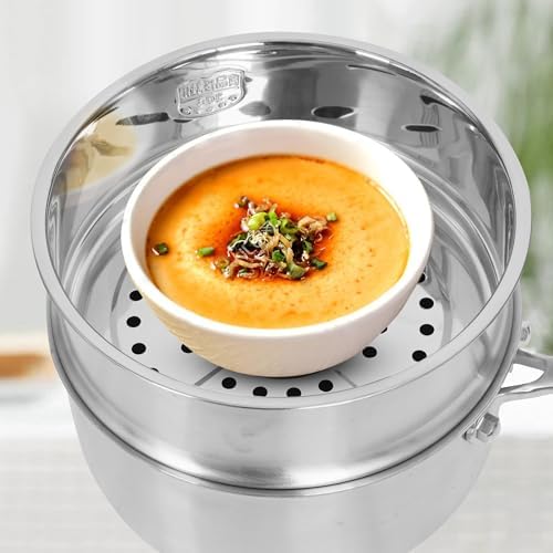 Audanne 20 qt Stainless Steel Saucepan with Steamer