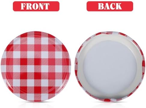 Hemoton 12-Pack Mason Jar Lids