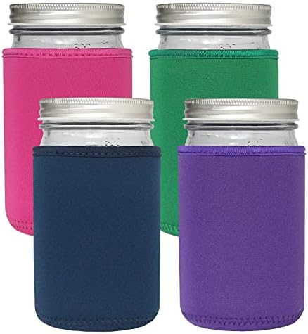 32 oz Mason Jar Sleeves Insulated Neoprene Canning Covers for Home sideline